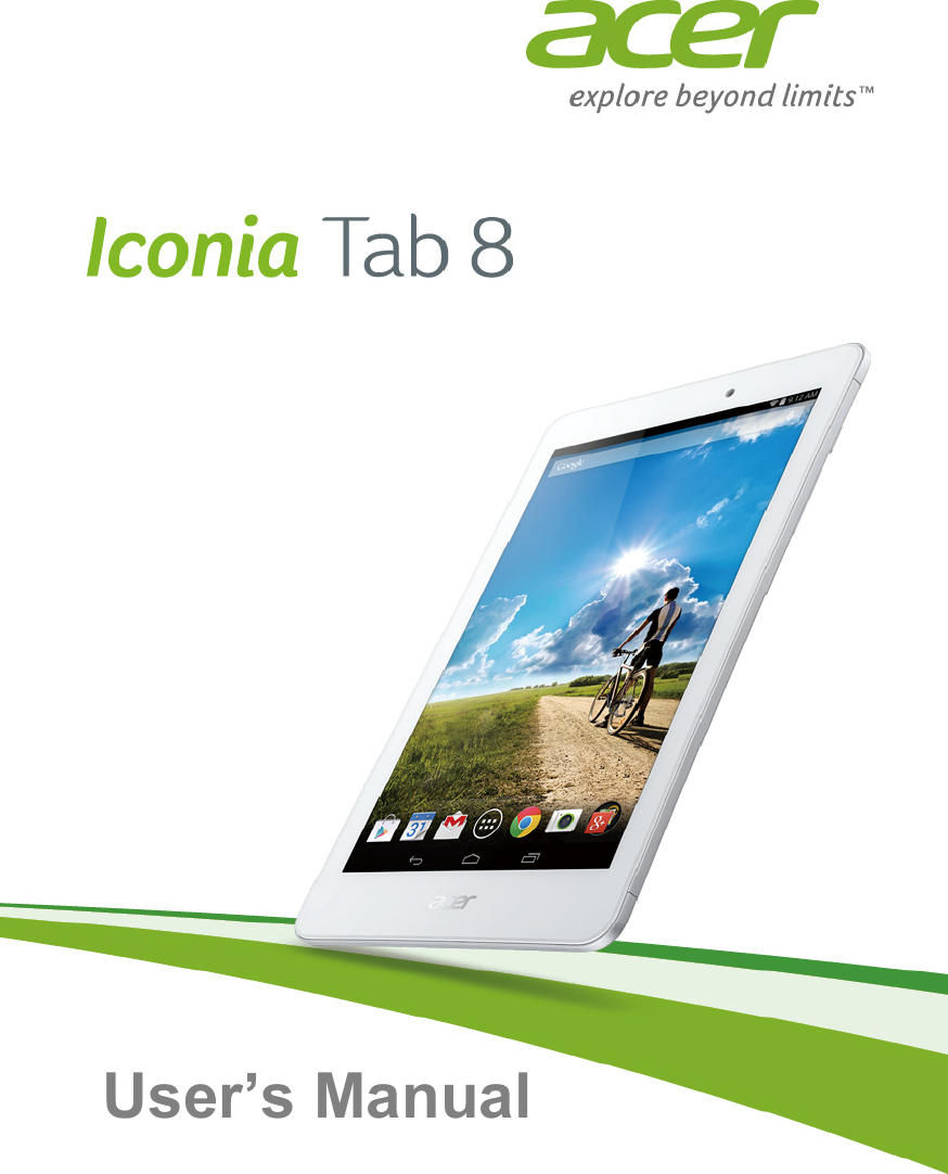 Acer iconia a1 tablet user manual download